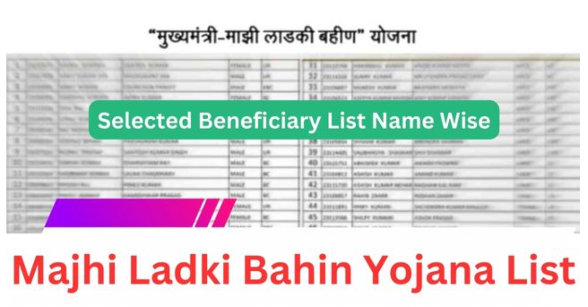 Majhi Ladki Bahin Yojana List